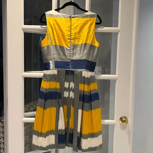 Oscar de la Renta 100% Silk Dress - Sz 10 - Picture 3 of 4